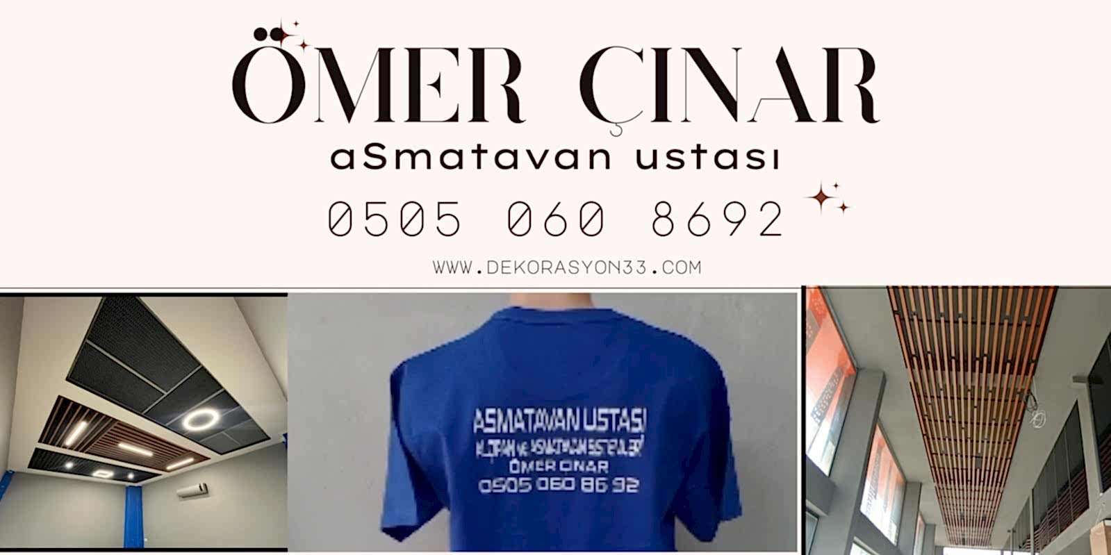 Mersin Asma Tavan Ustası – 0505 0608692